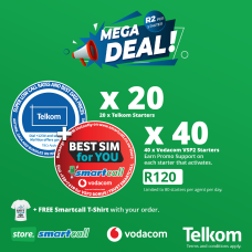 Vodacom VSP2 Starters + Telkom MYSIM Starters
